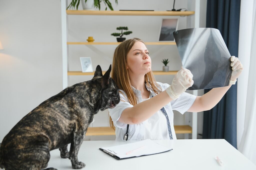 Experta de nuestra clínica dando el resultado de la radiografía